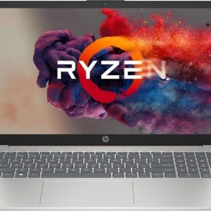 HP 15 FC0298AU – AMD Ryzen 5 7430U | 15.6" FHD IPS | 8GB RAM | 512GB SSD | AMD Radeon Graphics | Backlit Keyboard | Windows 11 Home – Silver