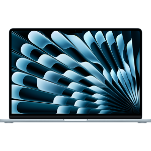 Apple MacBook Air 15" MC7C4 (2024) – M4 Chip, 16GB RAM, 512GB SSD, Liquid Retina Display – Sky Blue